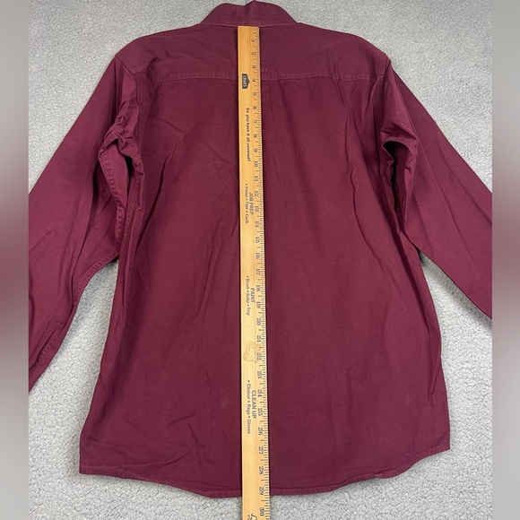 Ariat Men's Burgundy Shirt Size Small - Picture 6 of 10